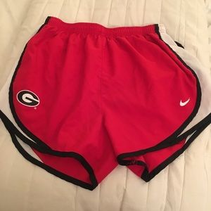 UGA Nike Dri-fit Running shorts size small.